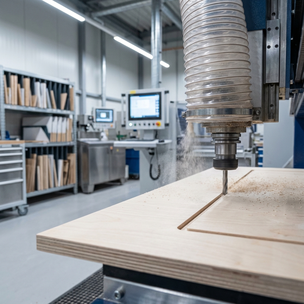 Taller CNC moderno - Precisión de manufactura Click-Clac